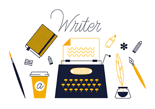 Image of a writer's tools